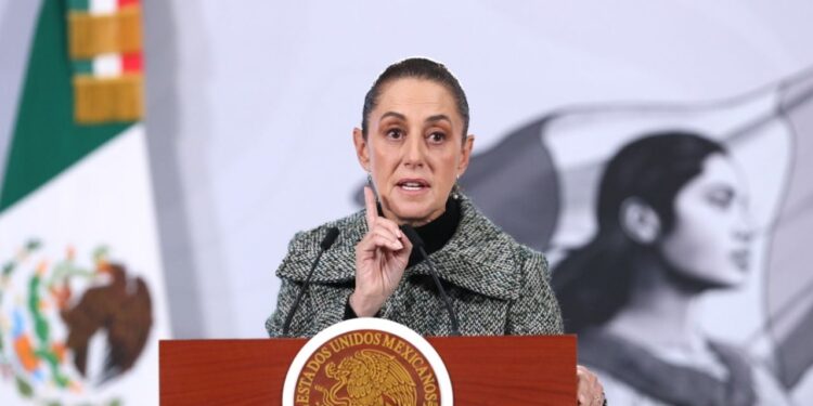 Presidenta Claudia Sheinbaum en conferencia de prensa