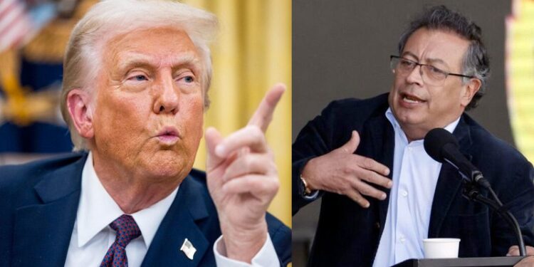 Presidente Donald Trump en rueda de prensa