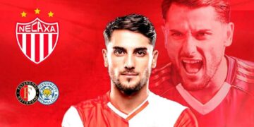 Julián Carranza en presentación oficial con Necaxa