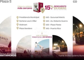 Módulo de pago de impuesto predial en Matamoros