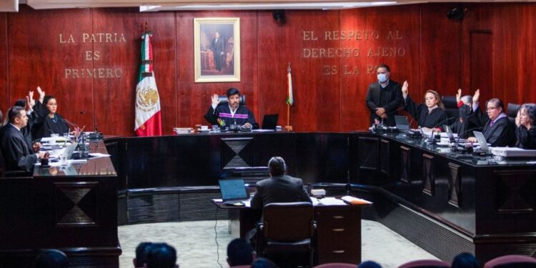 Pleno de la Suprema Corte de Justicia de la Nación en sesión