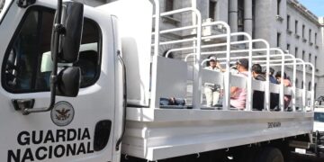 Jóvenes en reclutamiento de Guardia Nacional en Tamaulipas