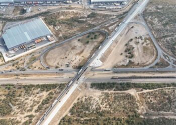 Puente vehicular modernizado en Libramiento Mex II Nuevo Laredo