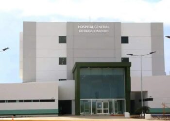 Hospital Civil de Ciudad Madero en construcción reciente