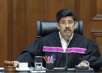 Hugo Aguilar presidente Suprema Corte pronunciándose