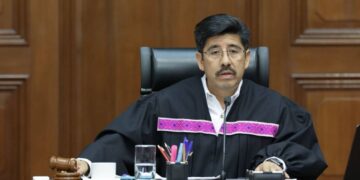 Hugo Aguilar presidente Suprema Corte pronunciándose