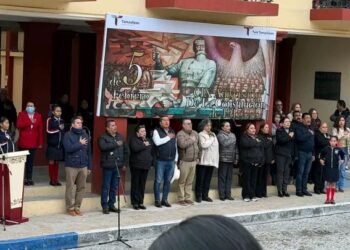 Conmemoran en Tula el Aniversario de las Constituciones Mexicanas con acto cívico