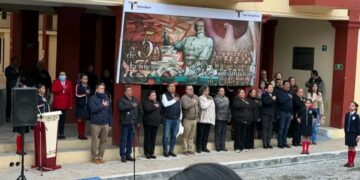 Conmemoran en Tula el Aniversario de las Constituciones Mexicanas con acto cívico