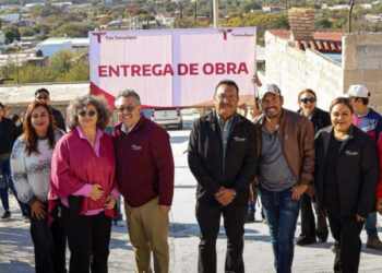 René Lara entrega pavimentación en el barrio Cerro del Aire y mejora movilidad de familias