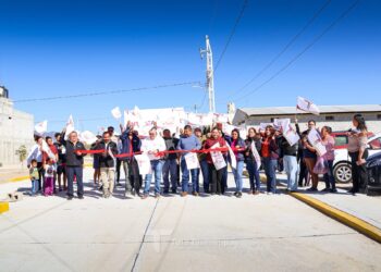 Entregan pavimentación de la calle Prolongación Arista en el Barrio Independencia