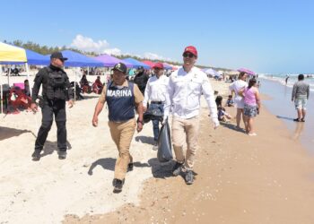 Suma Tamaulipas esfuerzos con Federación y municipios para sanear litoral