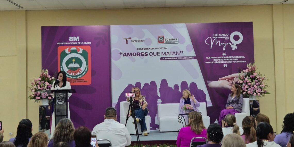 Conferencia “Amores que matan” conmemora el Día de la Mujer en el SUTSPET