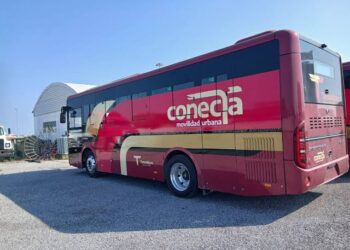 “Nadie se quede afuera”; presentan nueva Ruta Conecta con camiones híbridos en Ciudad Victoria