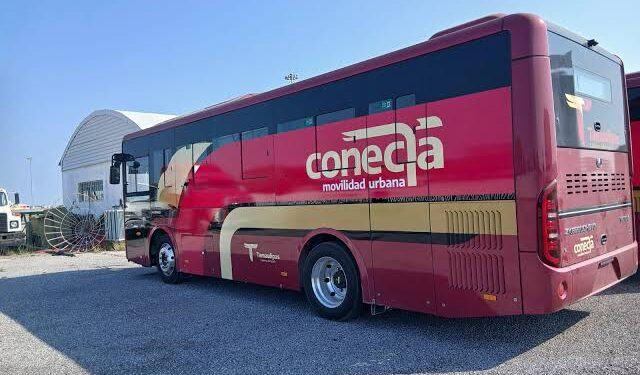 “Nadie se quede afuera”; presentan nueva Ruta Conecta con camiones híbridos en Ciudad Victoria