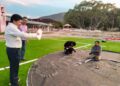 Supervisa Manuel Báez campo deportivo y refuerza apoyo a comunidades rurales de Jaumave