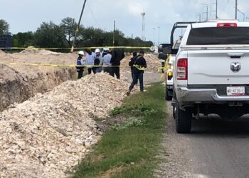 Hallan presuntos restos humanos durante excavaciones de obra del acueducto en Ciudad Victoria