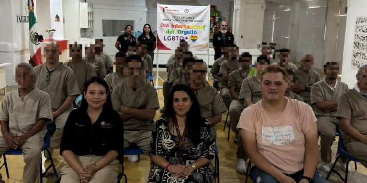Promueven respeto a la diversidad sexual entre personas privadas de la libertad en el CEDES Altamira
