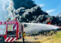 SEDUMA revisará si el relleno sanitario de Ciudad Victoria cumplía con la autorización para el acopio de llantas tras incendio